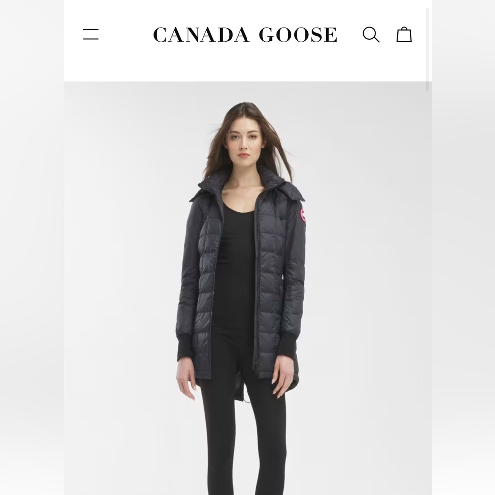 Canada Goose Black Hooded Jacket - Picture 3 of 14